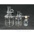 gallone glass bottle with little ear for liquid products glass jugs for liquid or oil products